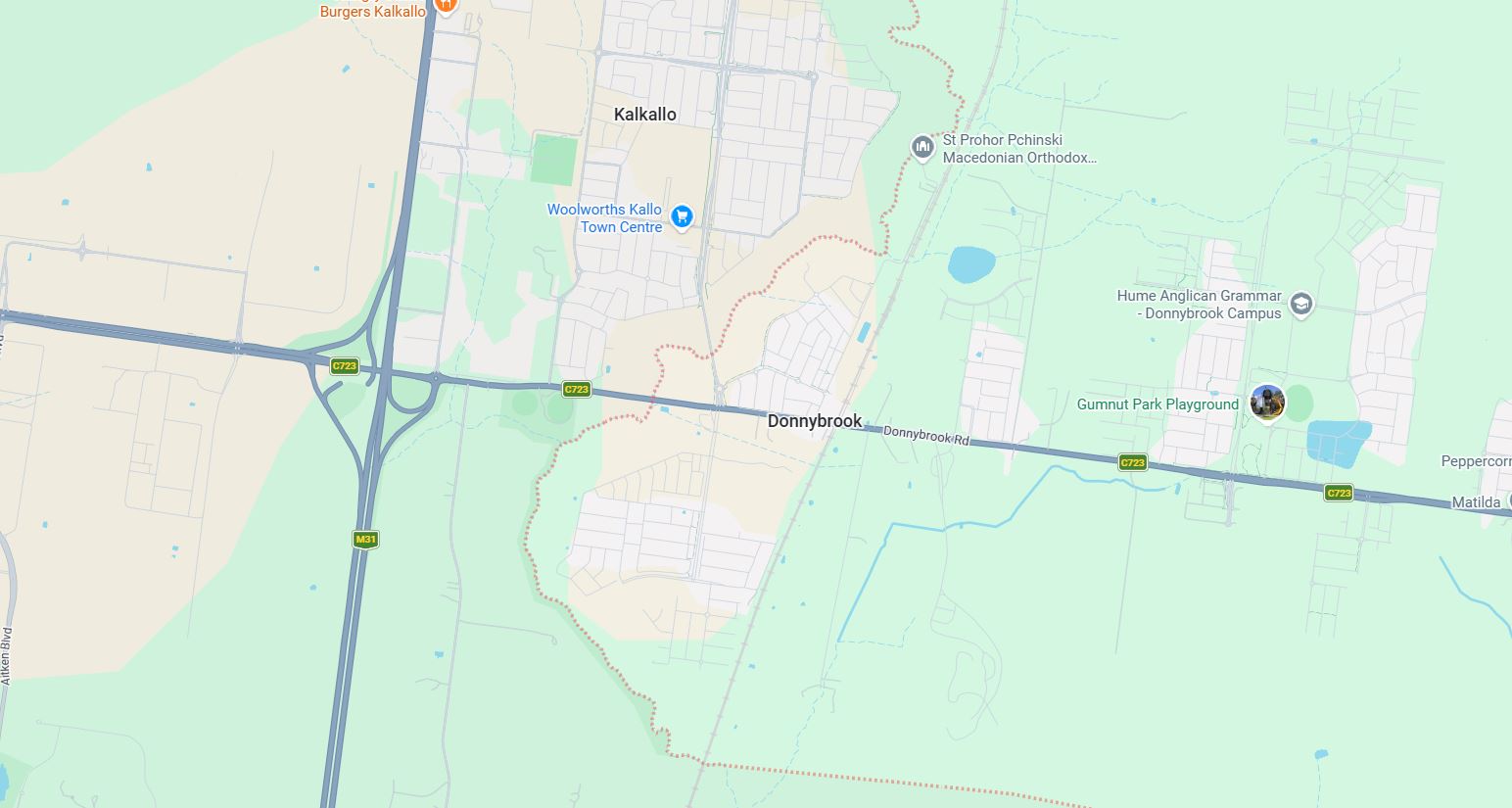 Donnybrook Map